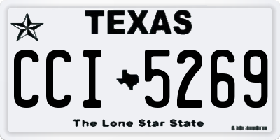 TX license plate CCI5269