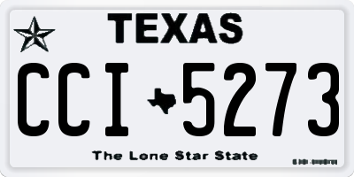 TX license plate CCI5273