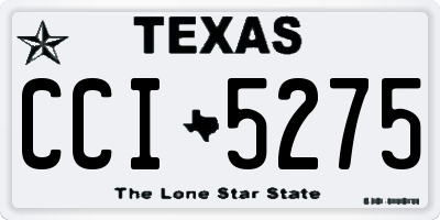 TX license plate CCI5275