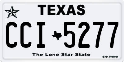 TX license plate CCI5277