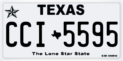 TX license plate CCI5595