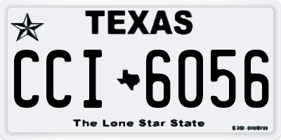 TX license plate CCI6056