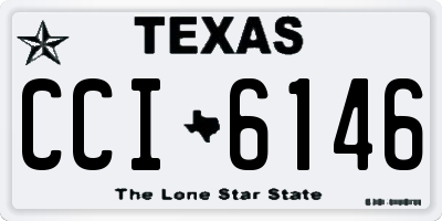 TX license plate CCI6146