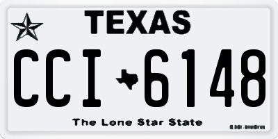 TX license plate CCI6148