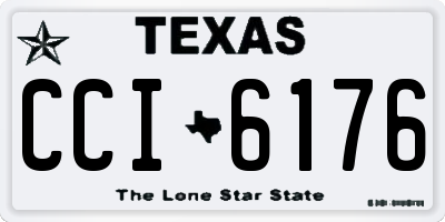 TX license plate CCI6176