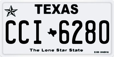 TX license plate CCI6280