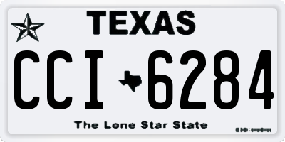 TX license plate CCI6284