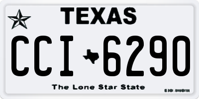 TX license plate CCI6290