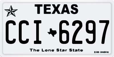 TX license plate CCI6297