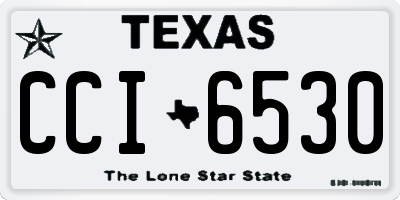 TX license plate CCI6530