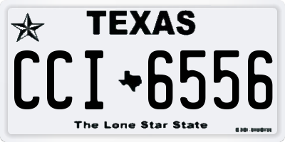 TX license plate CCI6556