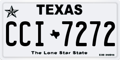 TX license plate CCI7272