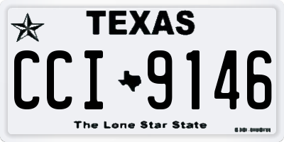 TX license plate CCI9146