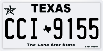 TX license plate CCI9155