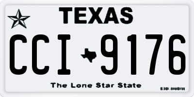 TX license plate CCI9176