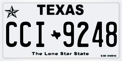 TX license plate CCI9248