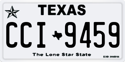 TX license plate CCI9459
