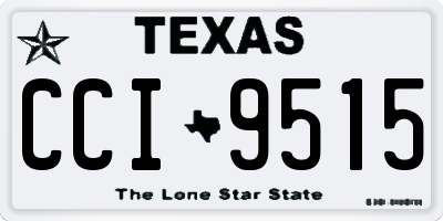 TX license plate CCI9515