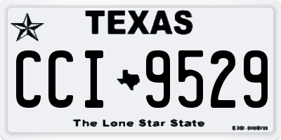 TX license plate CCI9529