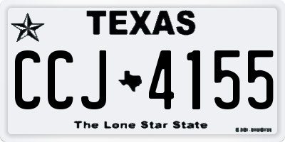 TX license plate CCJ4155