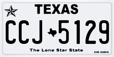 TX license plate CCJ5129