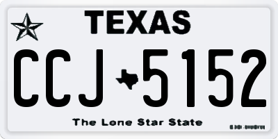 TX license plate CCJ5152