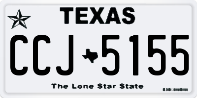 TX license plate CCJ5155