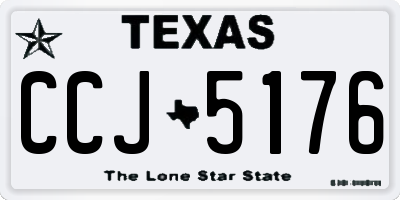 TX license plate CCJ5176