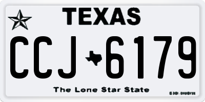 TX license plate CCJ6179