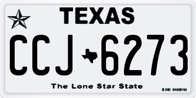 TX license plate CCJ6273