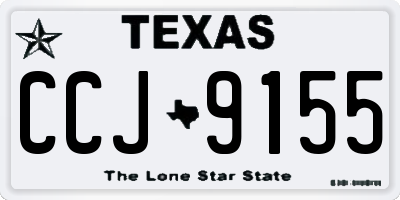 TX license plate CCJ9155