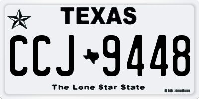 TX license plate CCJ9448