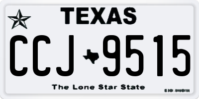 TX license plate CCJ9515