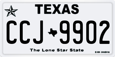 TX license plate CCJ9902