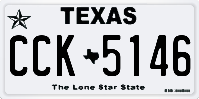 TX license plate CCK5146