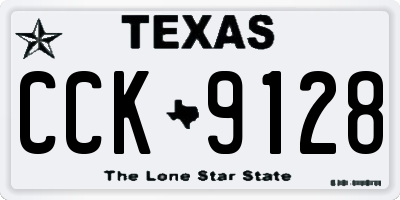 TX license plate CCK9128