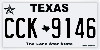 TX license plate CCK9146