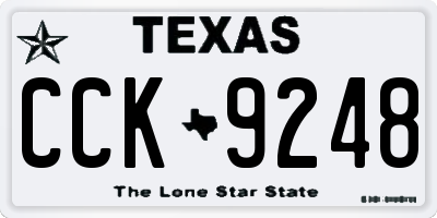 TX license plate CCK9248