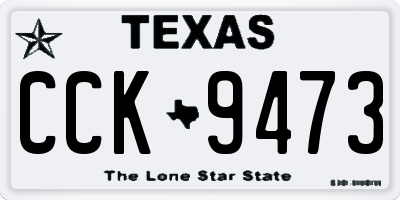 TX license plate CCK9473