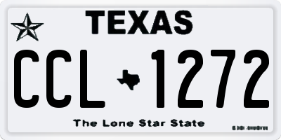 TX license plate CCL1272