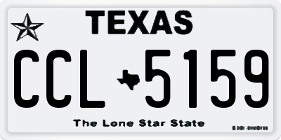 TX license plate CCL5159