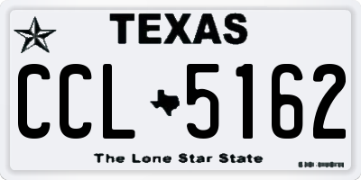 TX license plate CCL5162