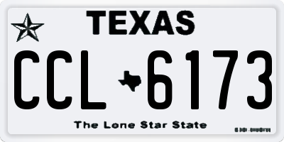 TX license plate CCL6173