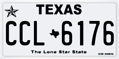 TX license plate CCL6176
