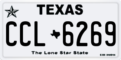 TX license plate CCL6269