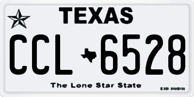 TX license plate CCL6528