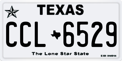 TX license plate CCL6529