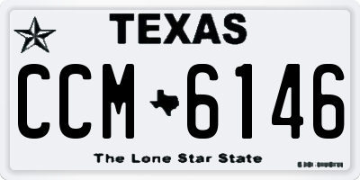 TX license plate CCM6146