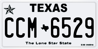TX license plate CCM6529
