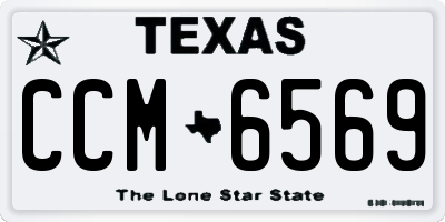 TX license plate CCM6569